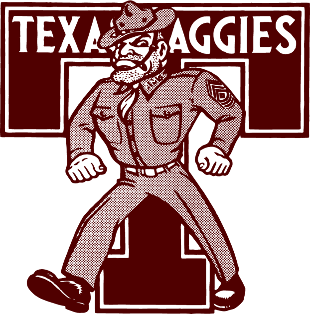 Texas A&M Aggies 1972-1980 Primary Logo t shirts iron on transfers